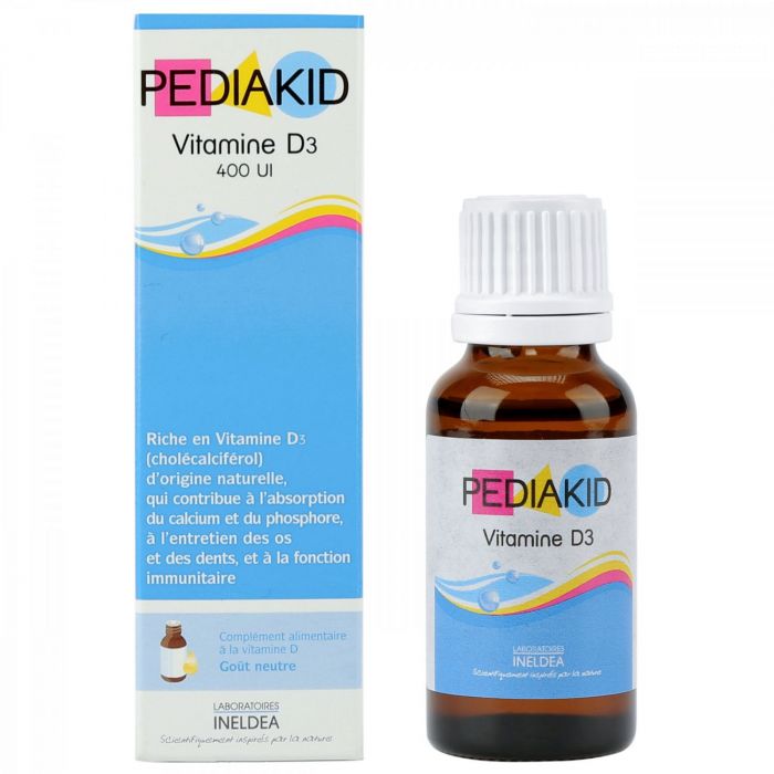 Vitamin Pediakid D3 20ml chống còi xương (từ 0 tháng tuổi)
